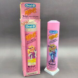 Collectible Vintage Miss Piggy Muppets Toothpaste Bubble Gum Flavor